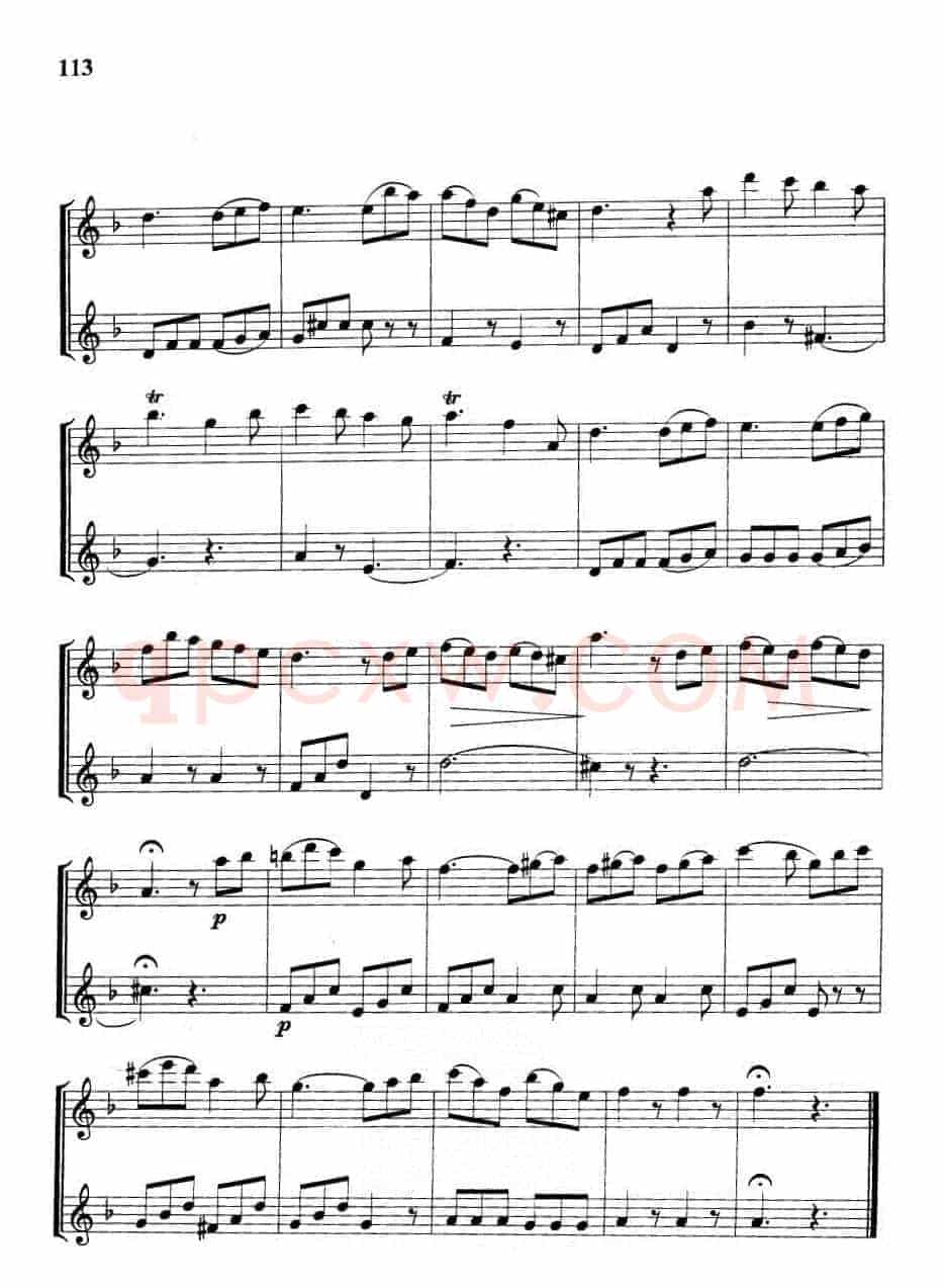回旋曲（管乐合奏、二重奏）