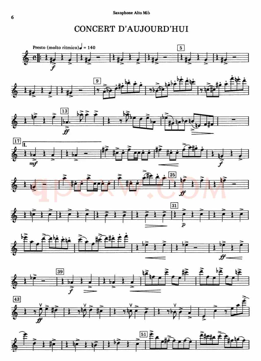 HISTOIRE DU TANGO（四重奏中音分谱）