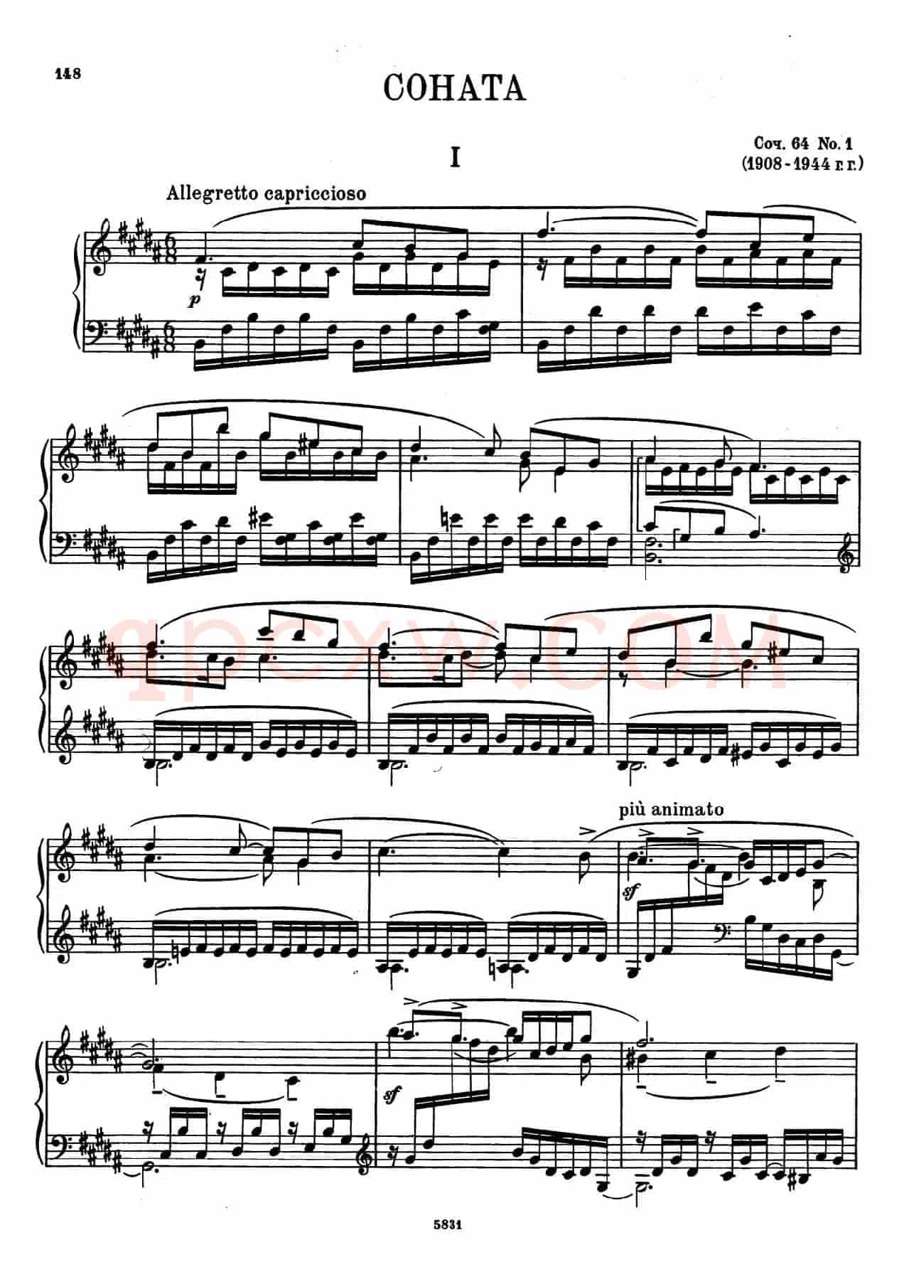 COHATA Op.64-1 (Ⅰ)