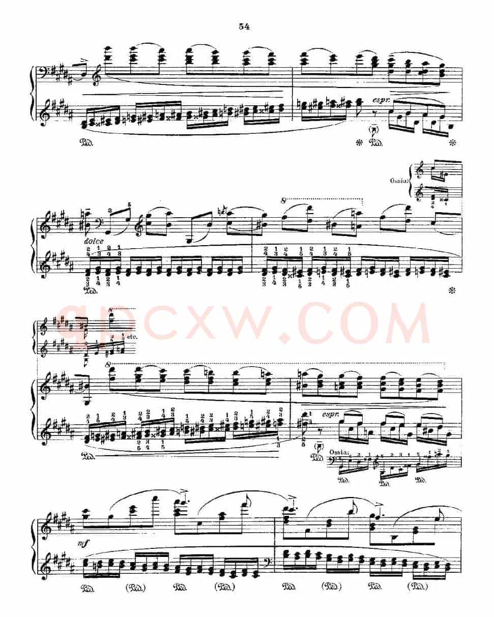 肖邦《练习曲》Fr.Chopin Op.25 No6