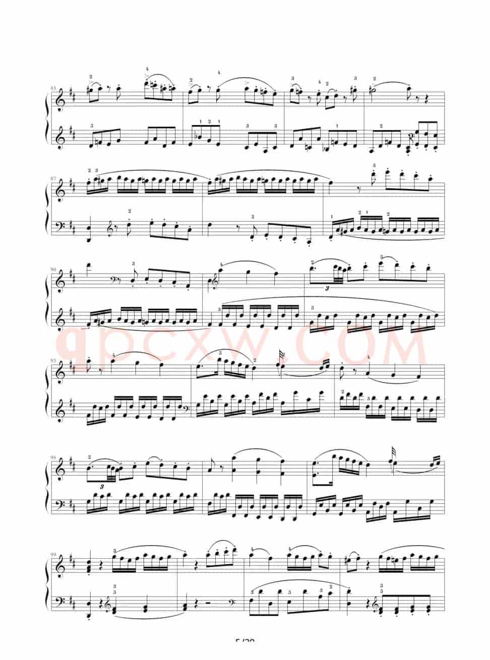 D大调奏鸣曲K.311（完整版）