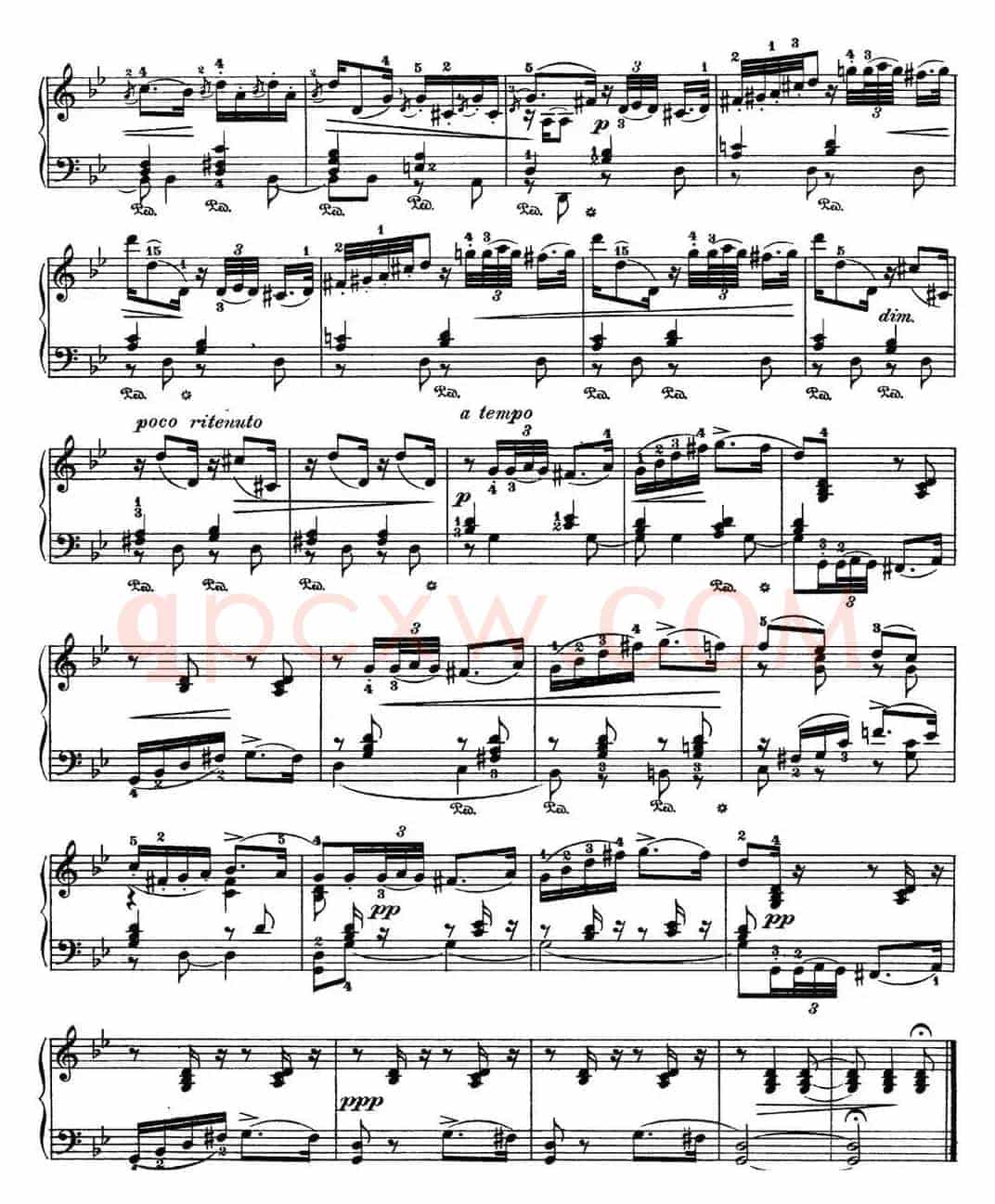柴可夫斯基 四季 3月 云雀之歌 g小调 Song of the Lark G minor