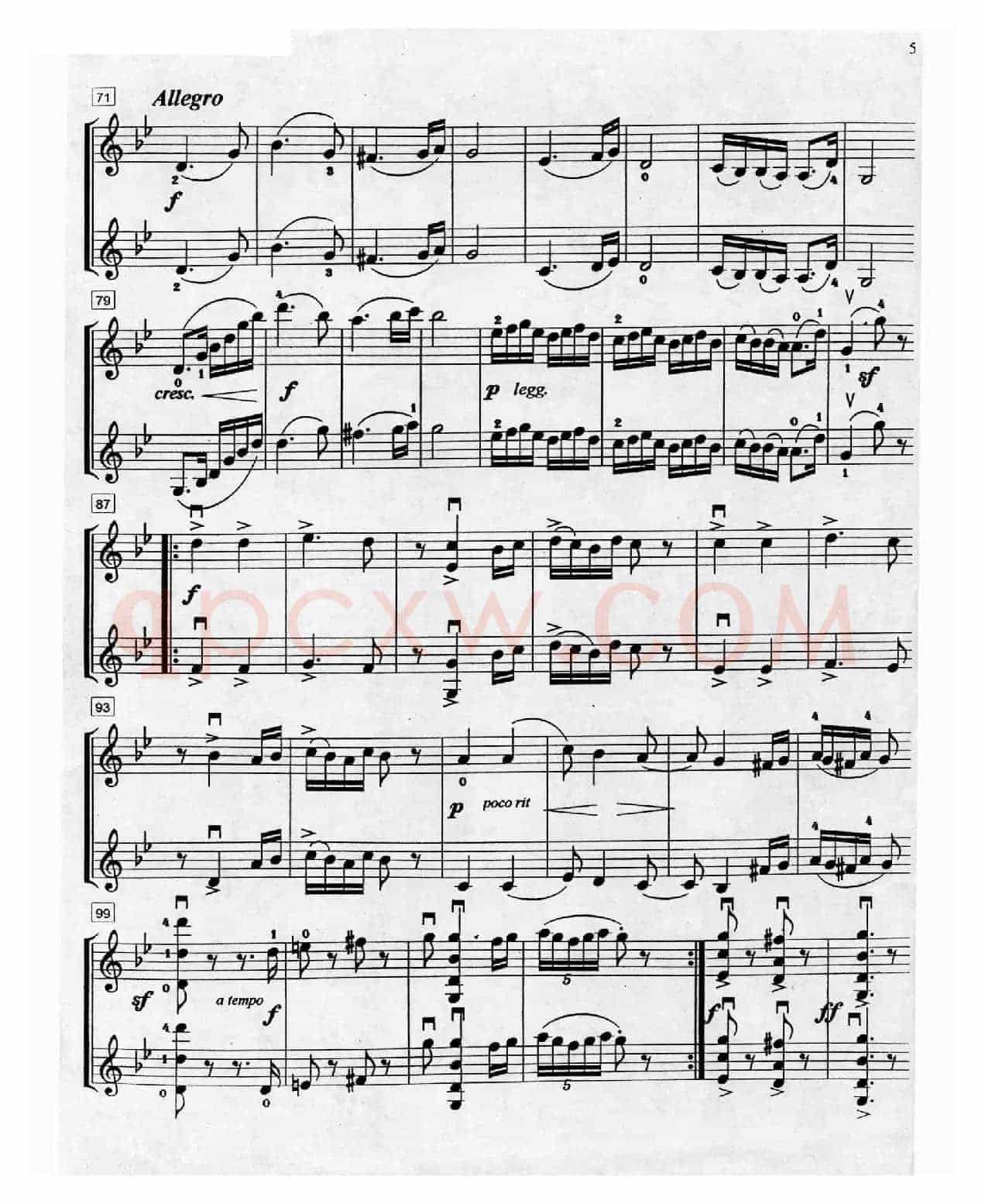 匈牙利舞曲（二重奏）
