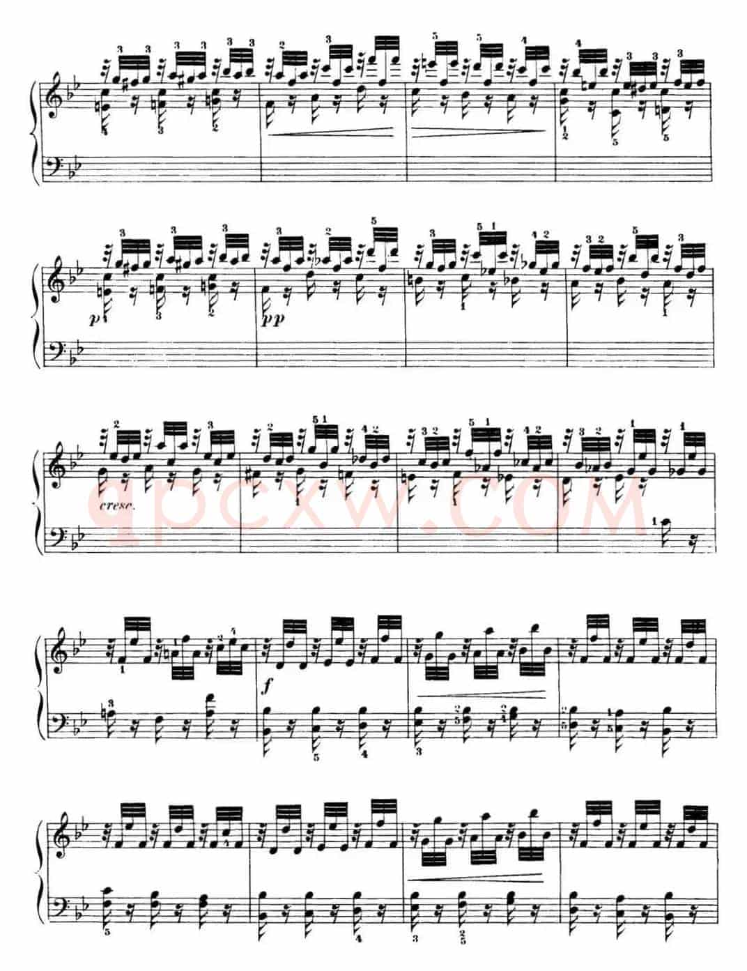 40首车尔尼Op.299钢琴快速练习曲（NO.13）