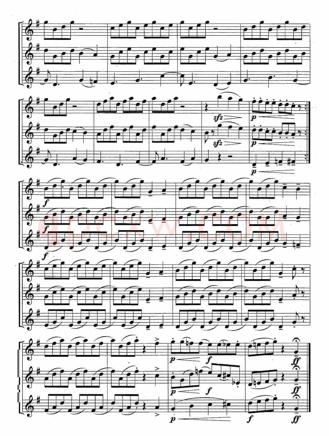 布吉爵士长笛曲（三重奏）