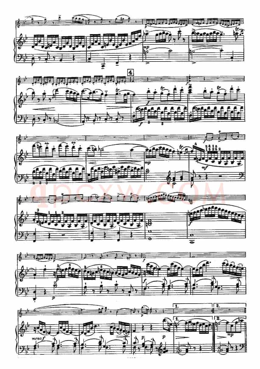 SONATE（奏鸣曲）（小提琴+钢琴伴奏）