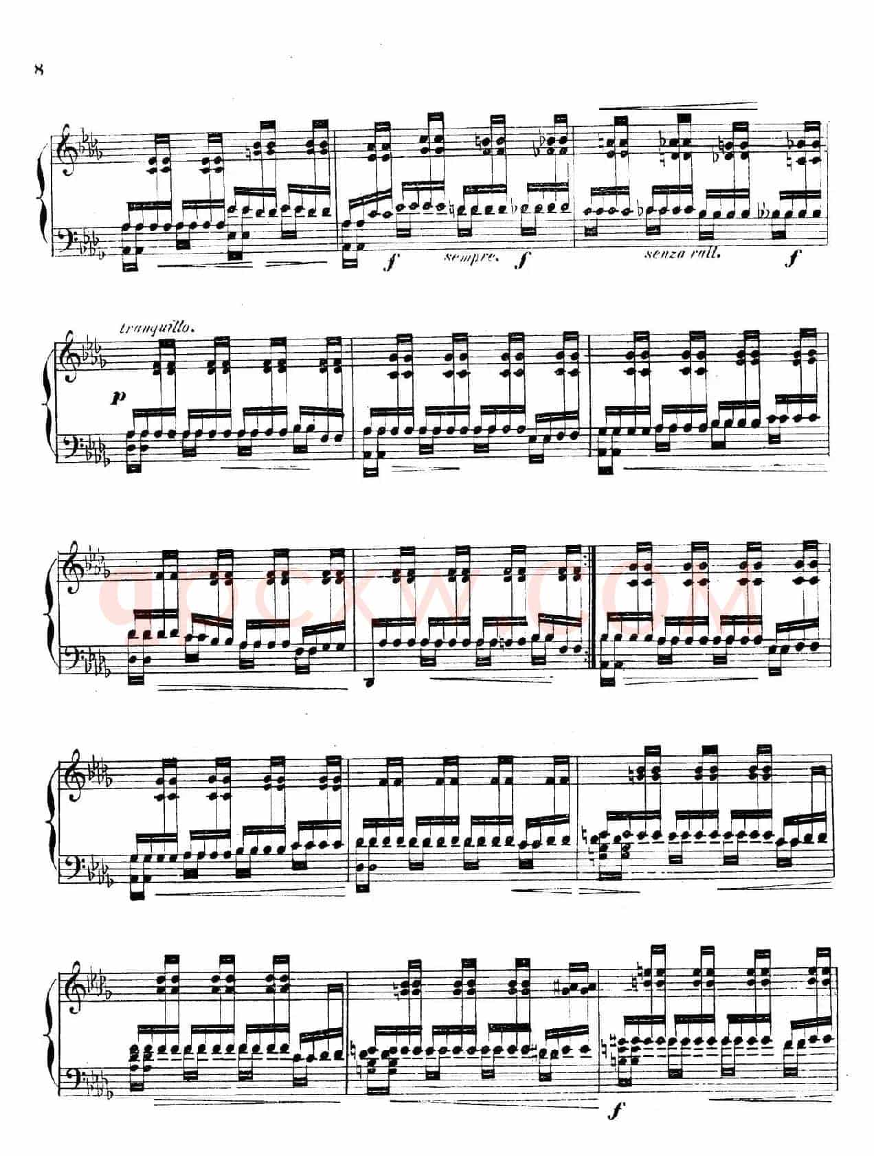 Grande Etude de Concert Tremolo Op.58(音乐会练习曲“震音”)
