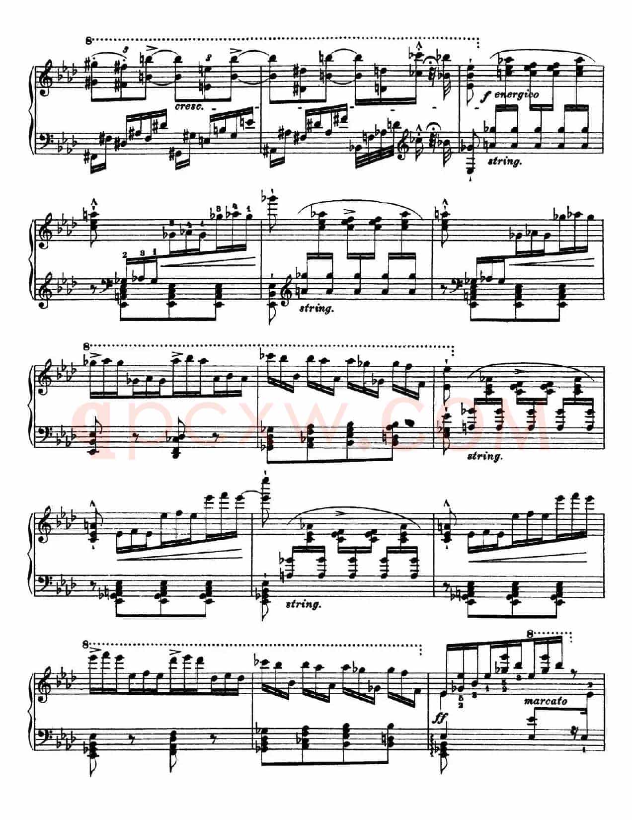 12 Etudes d'execution Transcendante S.139(12首超技练习曲·10)
