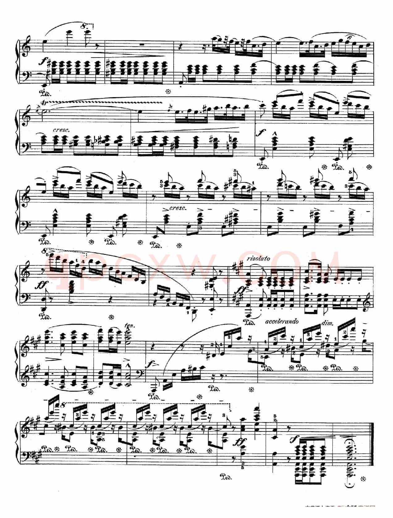 Bolero in C Major Op.19（C大调波莱罗舞曲）