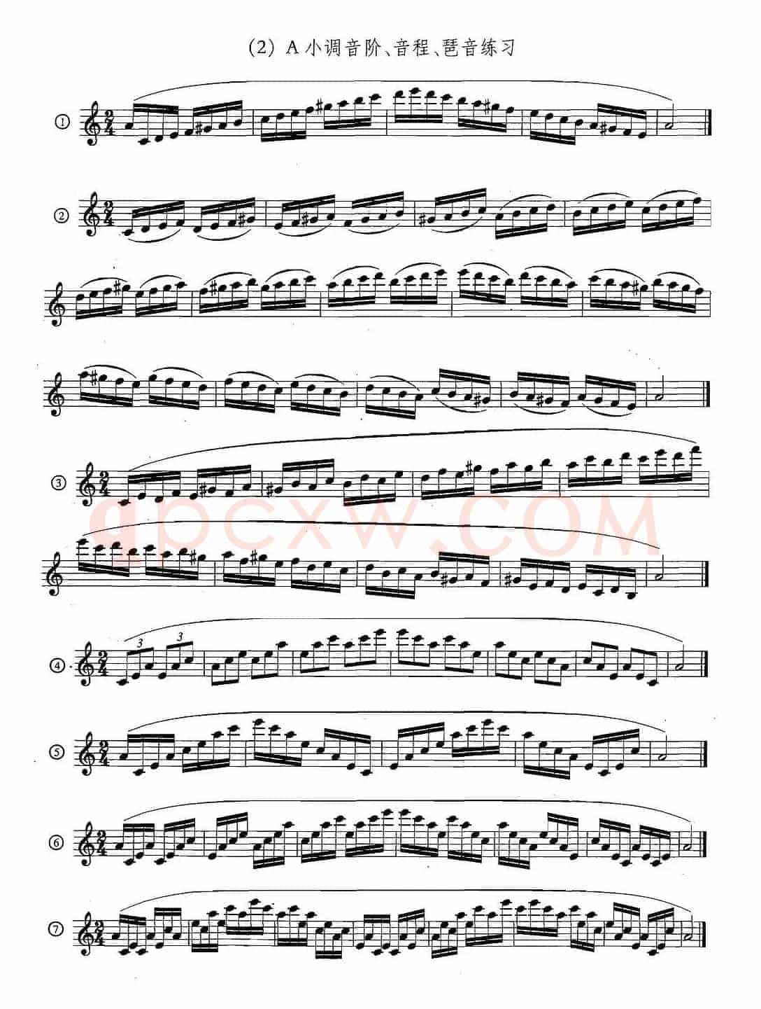 萨克斯练习曲合集（5—33）日常基础练习