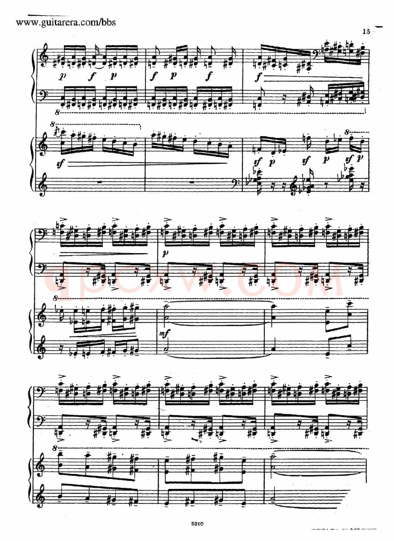 Variation on a Theme by Paganini(帕格尼尼主题变奏曲·双钢琴)