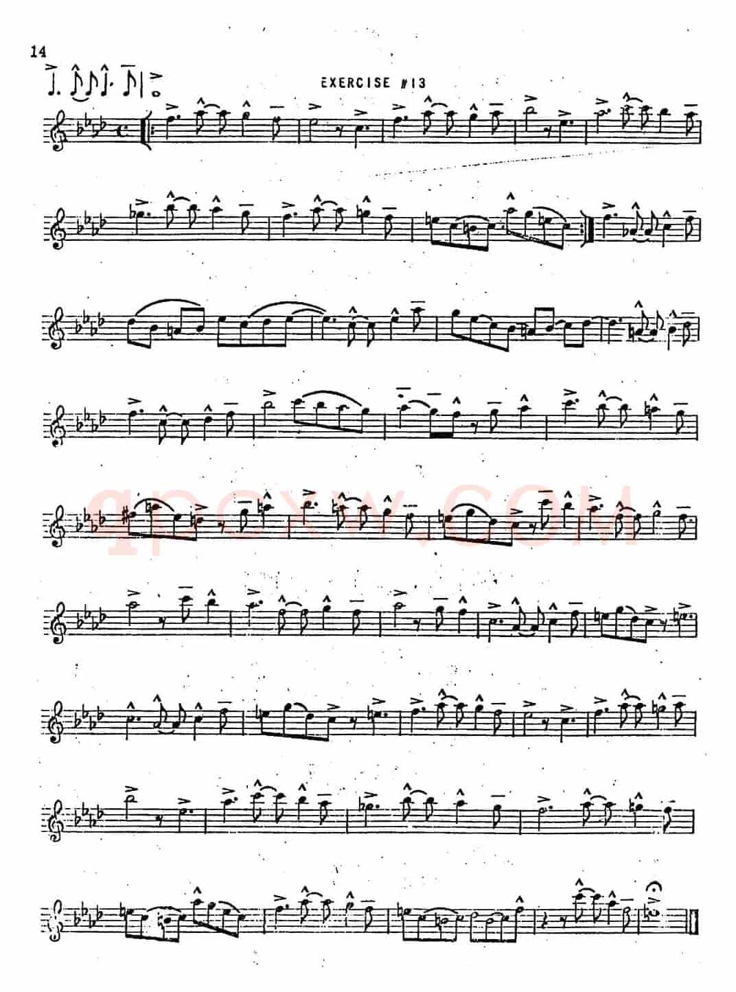 Intermediate Jazz Conception by Lennie Niehaus（20 Jazz Exercises）