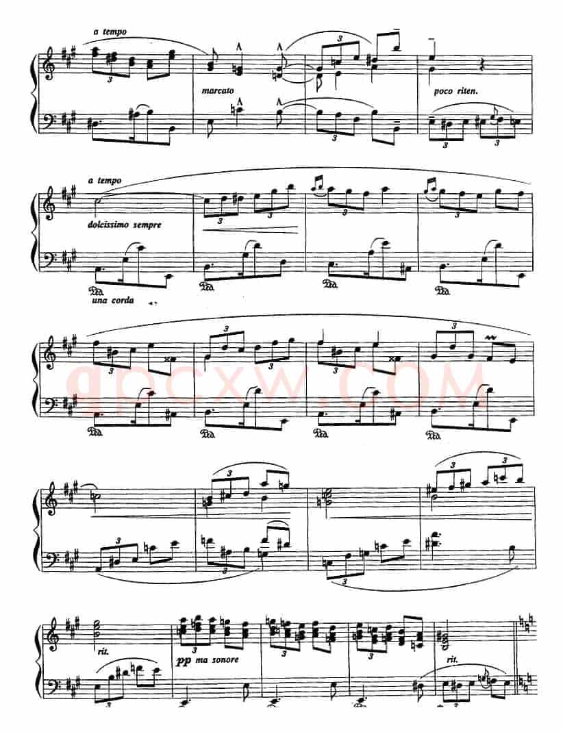 现代钢琴曲：27、探戈舞曲（Op.164，No.2）