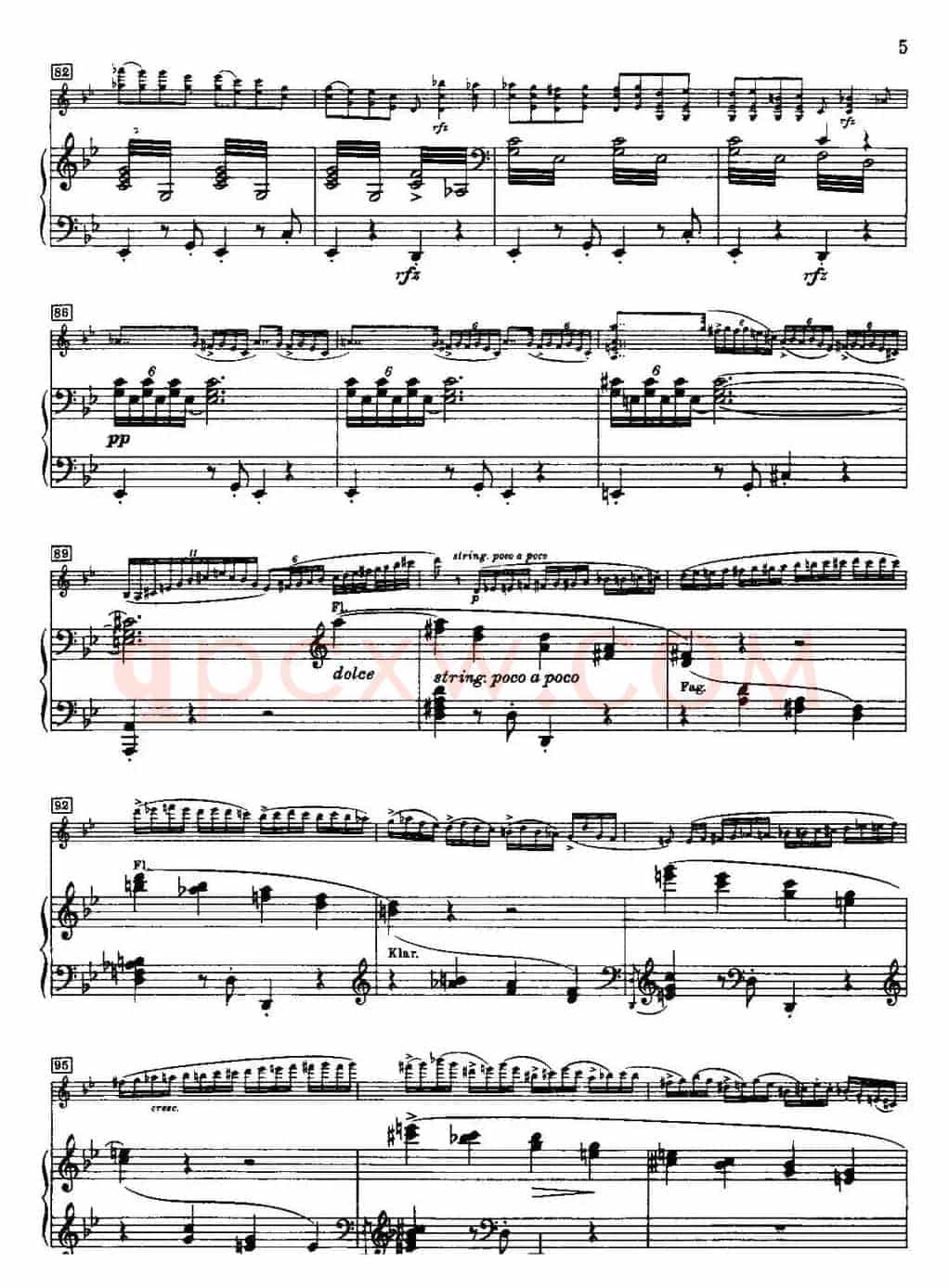 g小调小提琴协奏曲Op.26（I、Vorspiel、小提琴+钢琴伴奏）