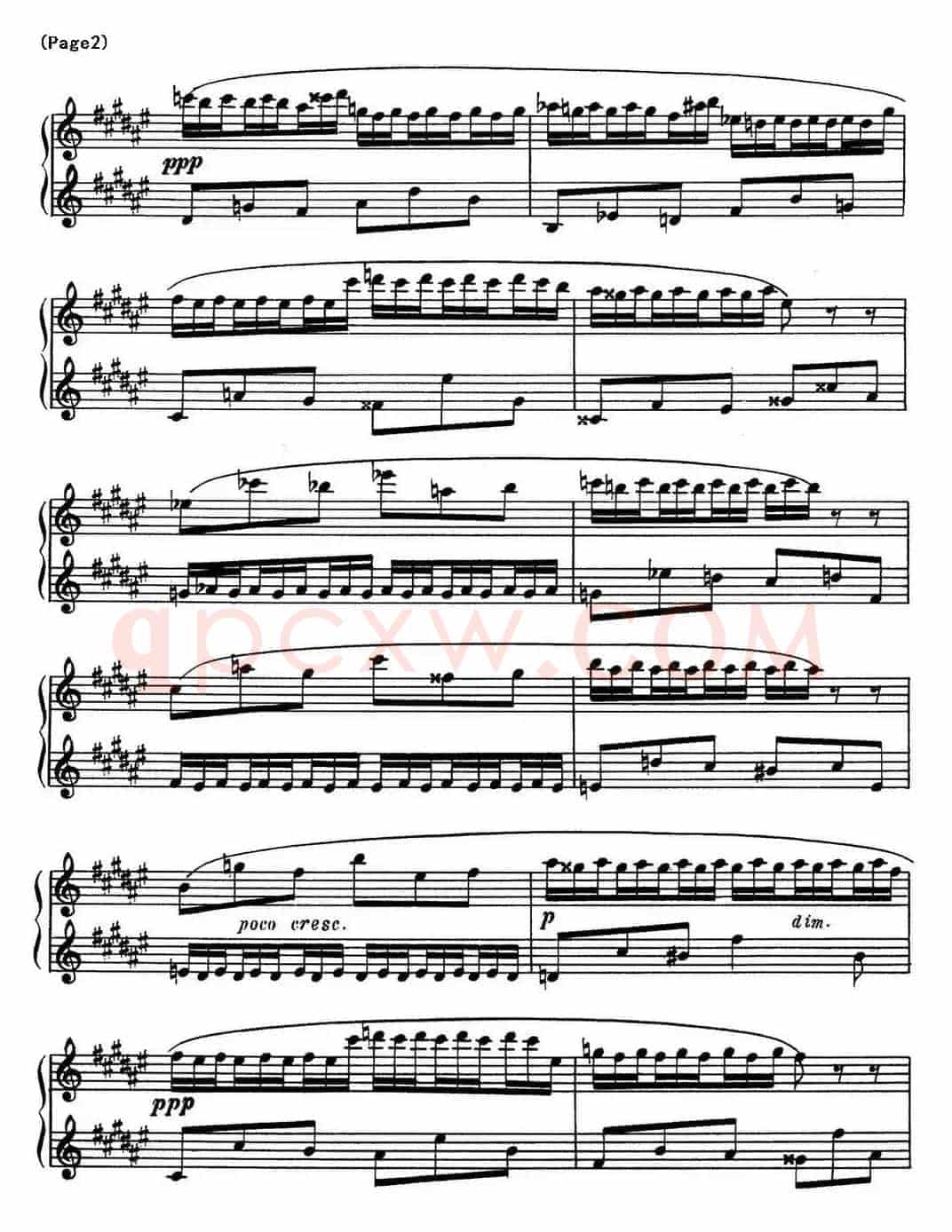 斯克里亚宾8首钢琴练习曲 Op42(No.3 Alexander Scriabin Etudes)