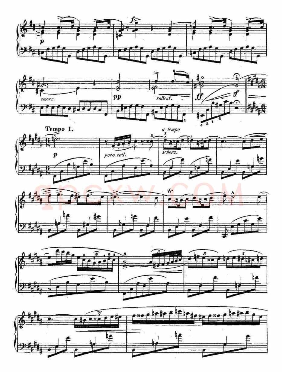 降B大调夜曲Op.9-3（Trois Nocturnes）