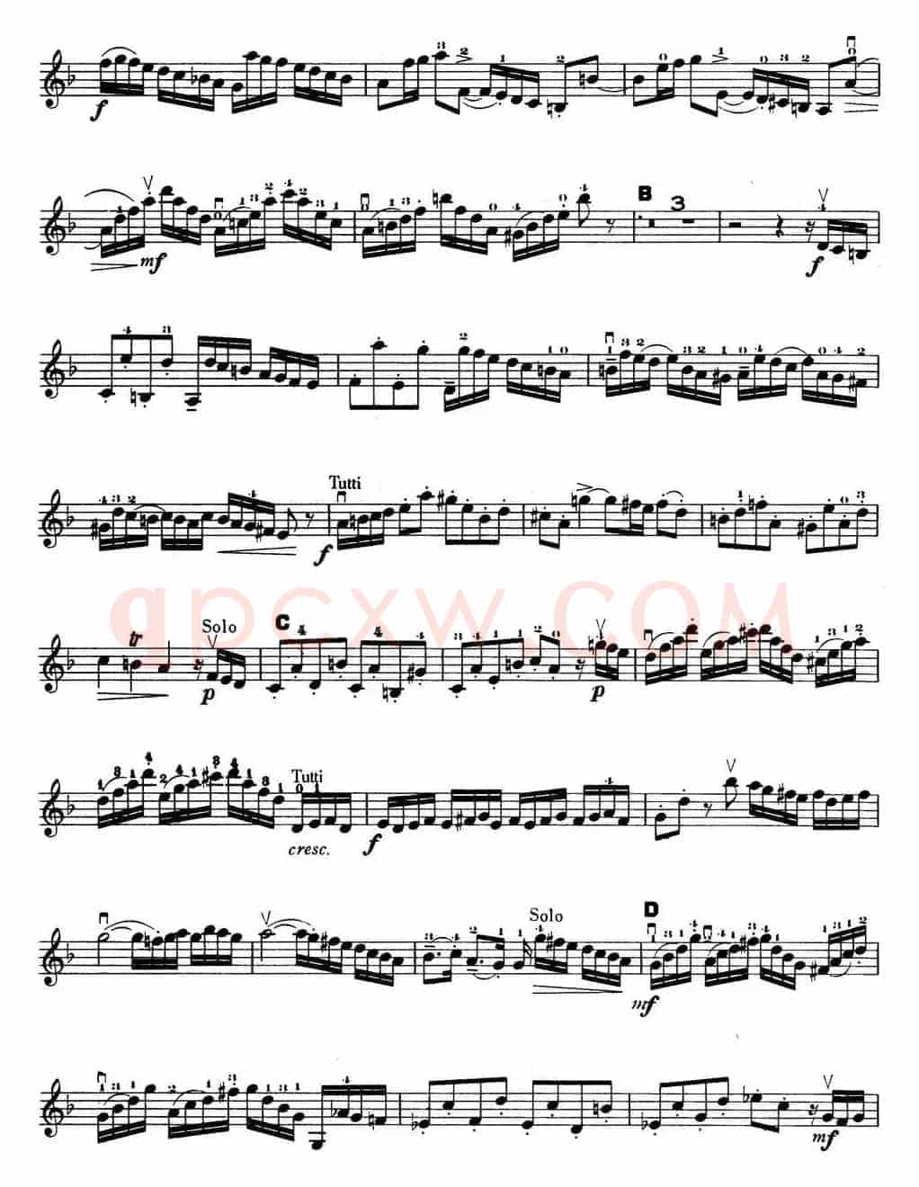 铃木小提琴教材第五册（Suzuki Violin School Violin Part VOLUME 5）