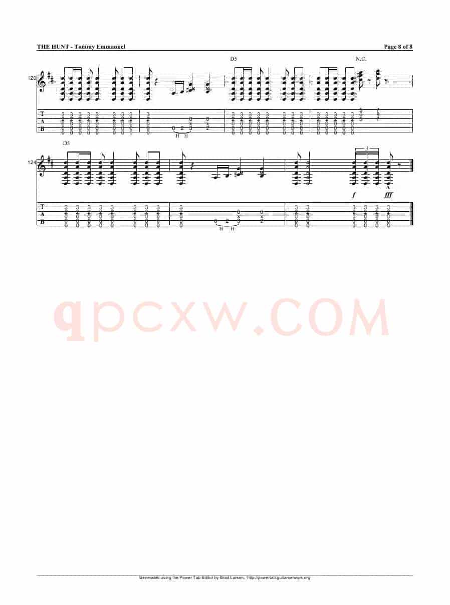 tommy emmanuel：the hunt（指弹吉它）