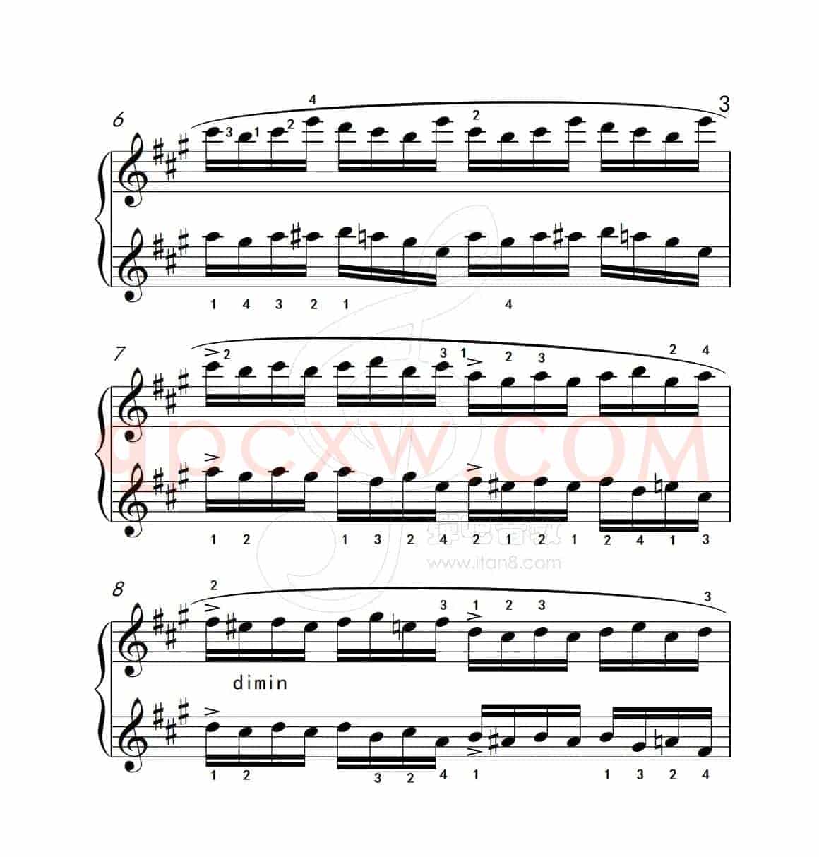 练习曲 4（克拉莫钢琴练习曲60首）