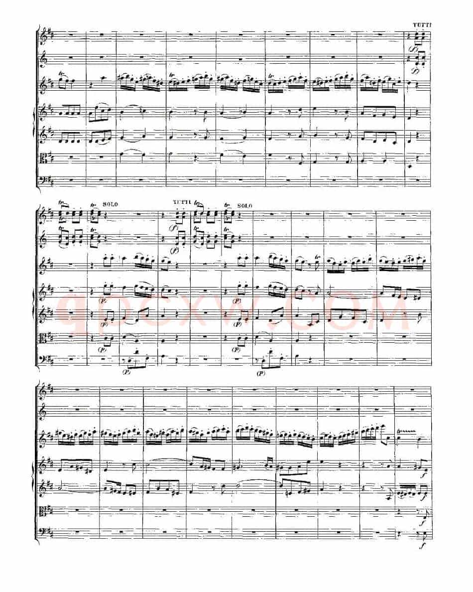 Concerto in D for Flute, K.314(D大调长笛协奏曲)