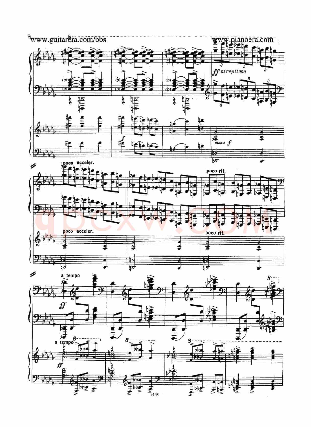 Piano Concerto in D-flat Major Op.37(降D大调钢琴协奏曲·Ⅰ·双钢琴)