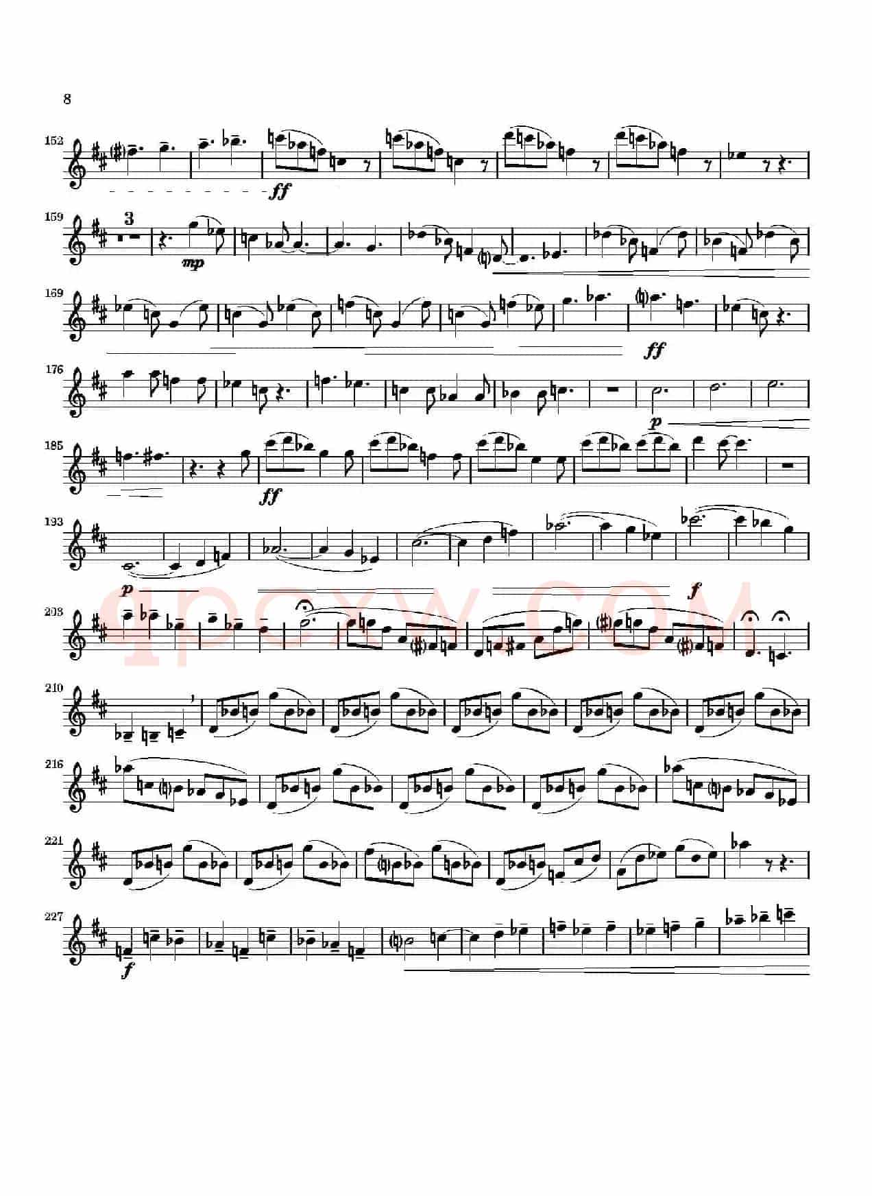 Movement（四重奏高音萨克斯分谱）