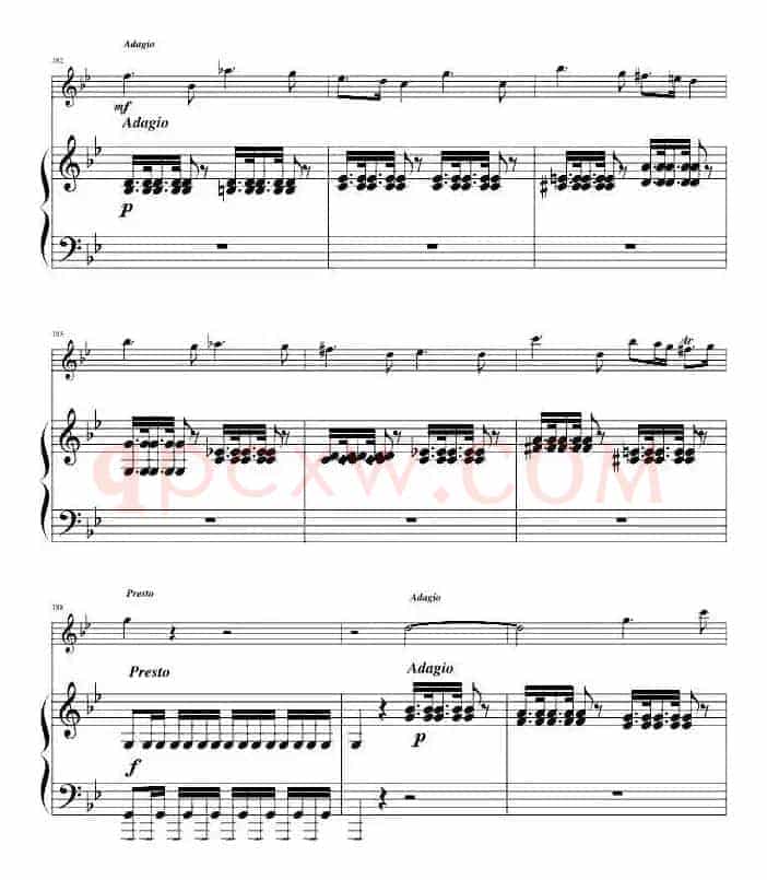 CONCERTO in G minor Summer（G小调协奏曲“夏”、小提琴+钢琴伴奏）