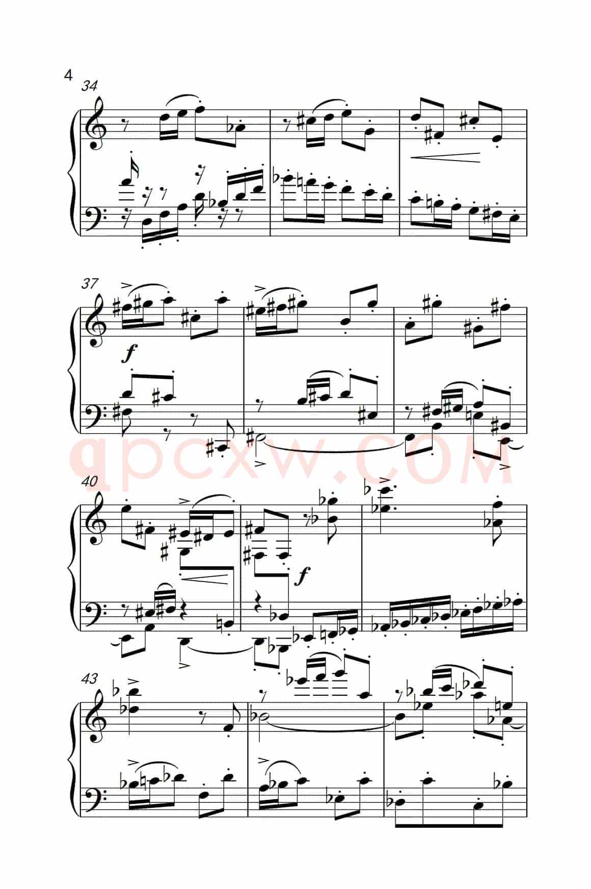 第九级2.赋格曲 Op.87 No.2（中央音乐学院 钢琴（业余）考级教程 7-9级）