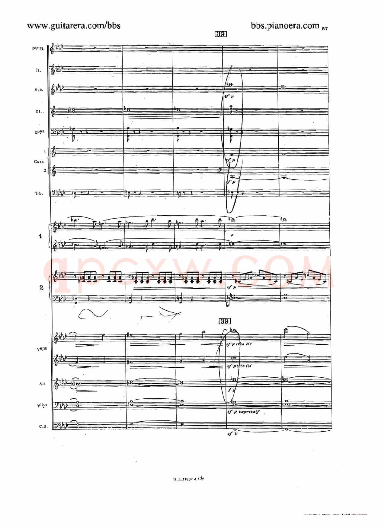 Concerto for 2 Pianos in d Minor(d小调双钢琴协奏曲·总谱)