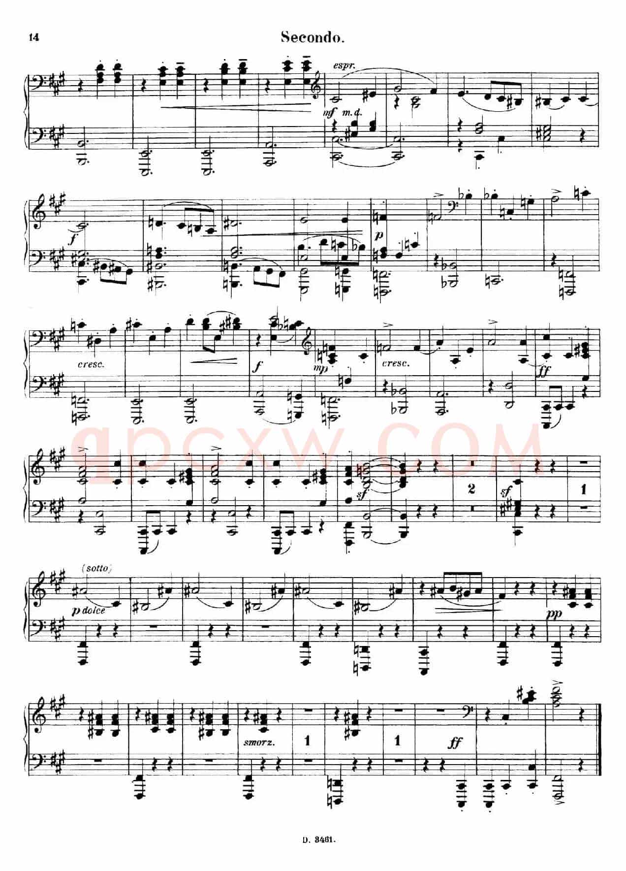 Walzer Op.3 - 4 hands（圆舞曲·四手联弹）