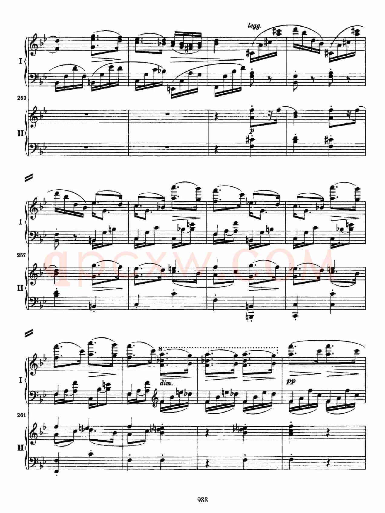 降B大调第二钢琴协奏曲（P81——90）