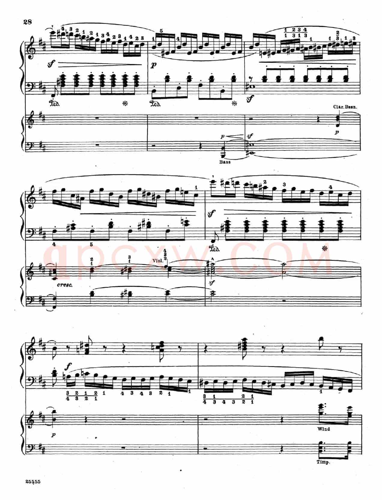 Capriccio Brillante in B Major Op.22(B大调华丽随想曲·双钢琴)