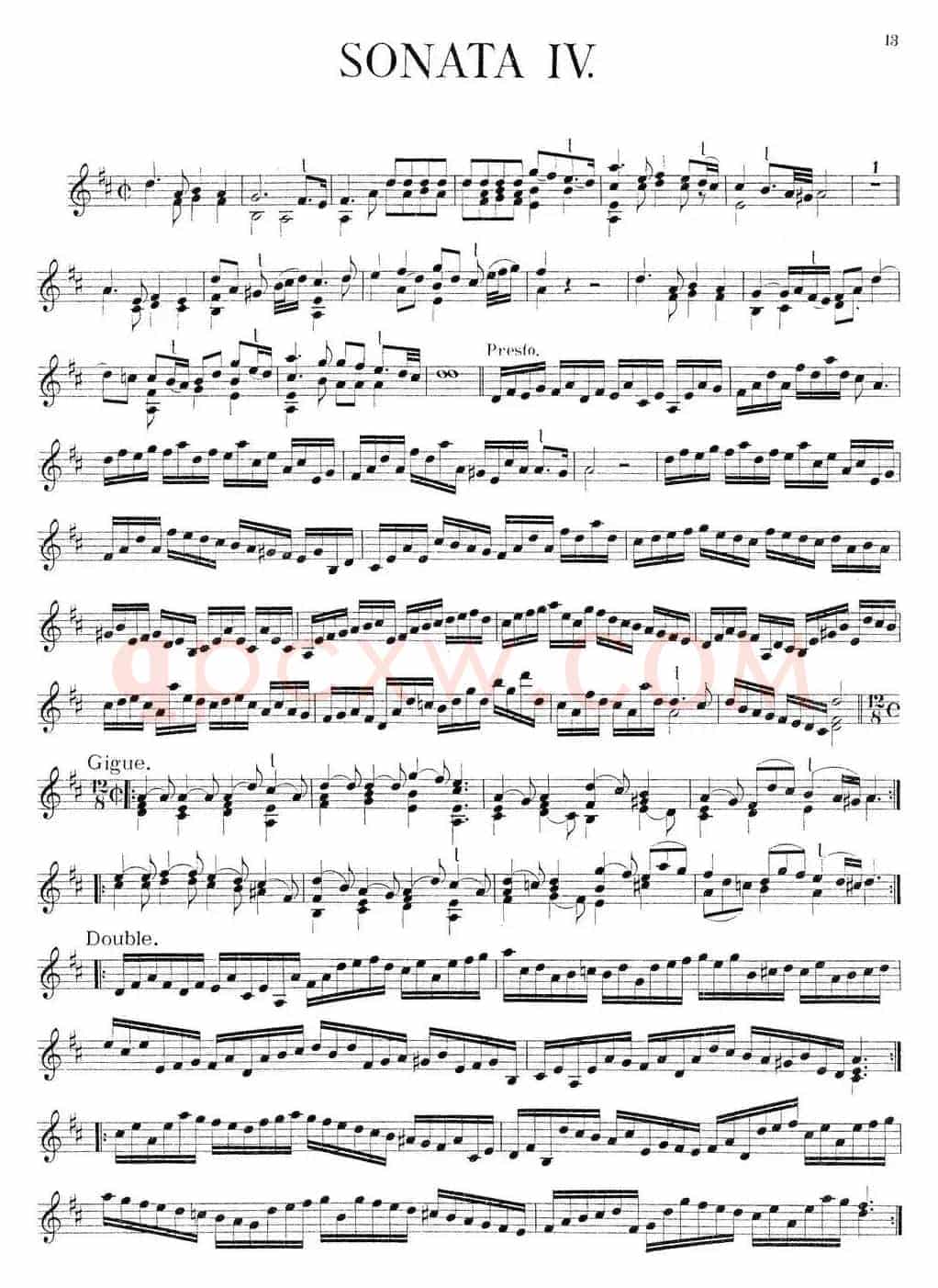 Biber Violin Sonata IV
