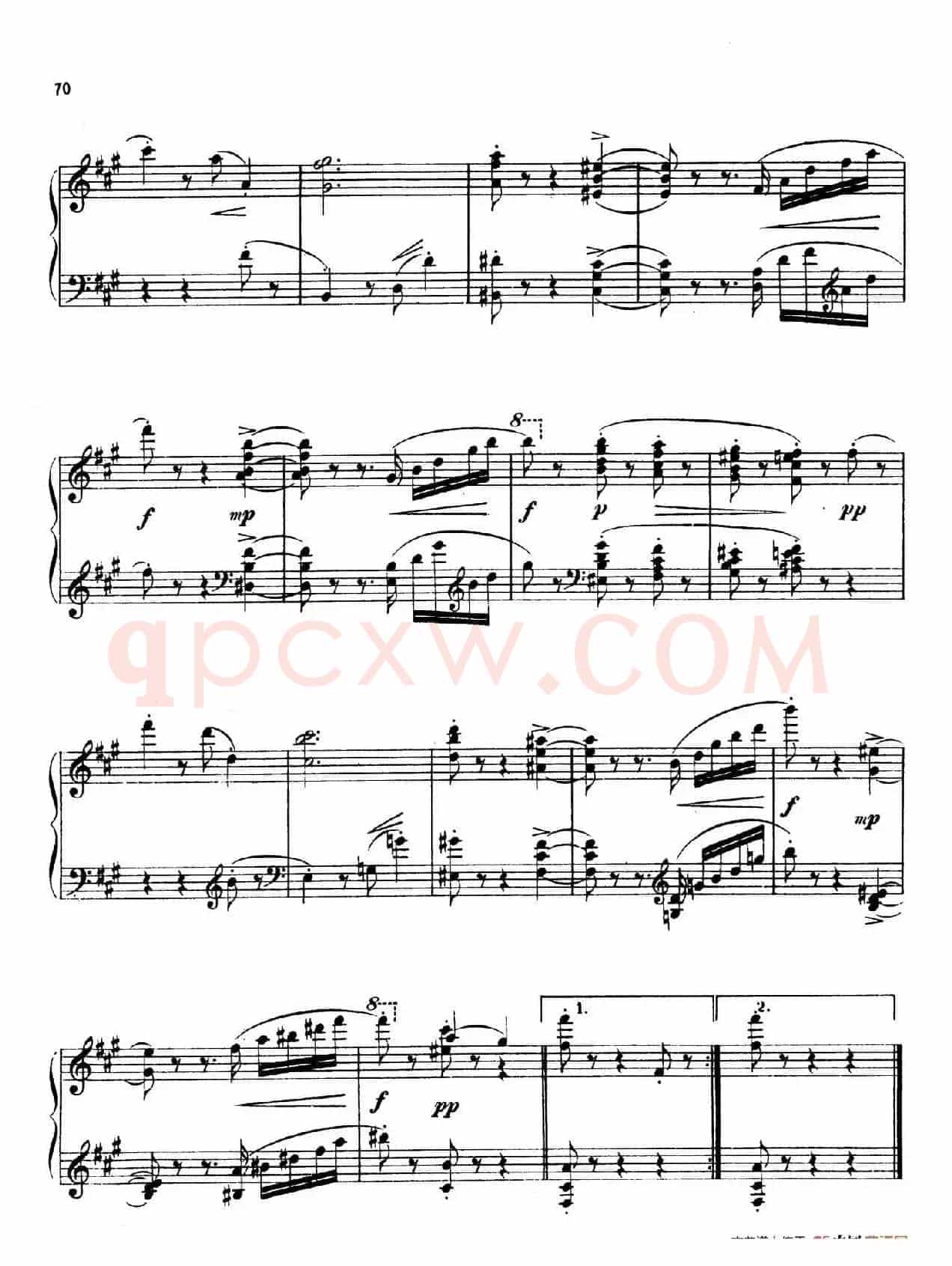 24 Characteristic Pieces Op.36（24首性格小品·14）