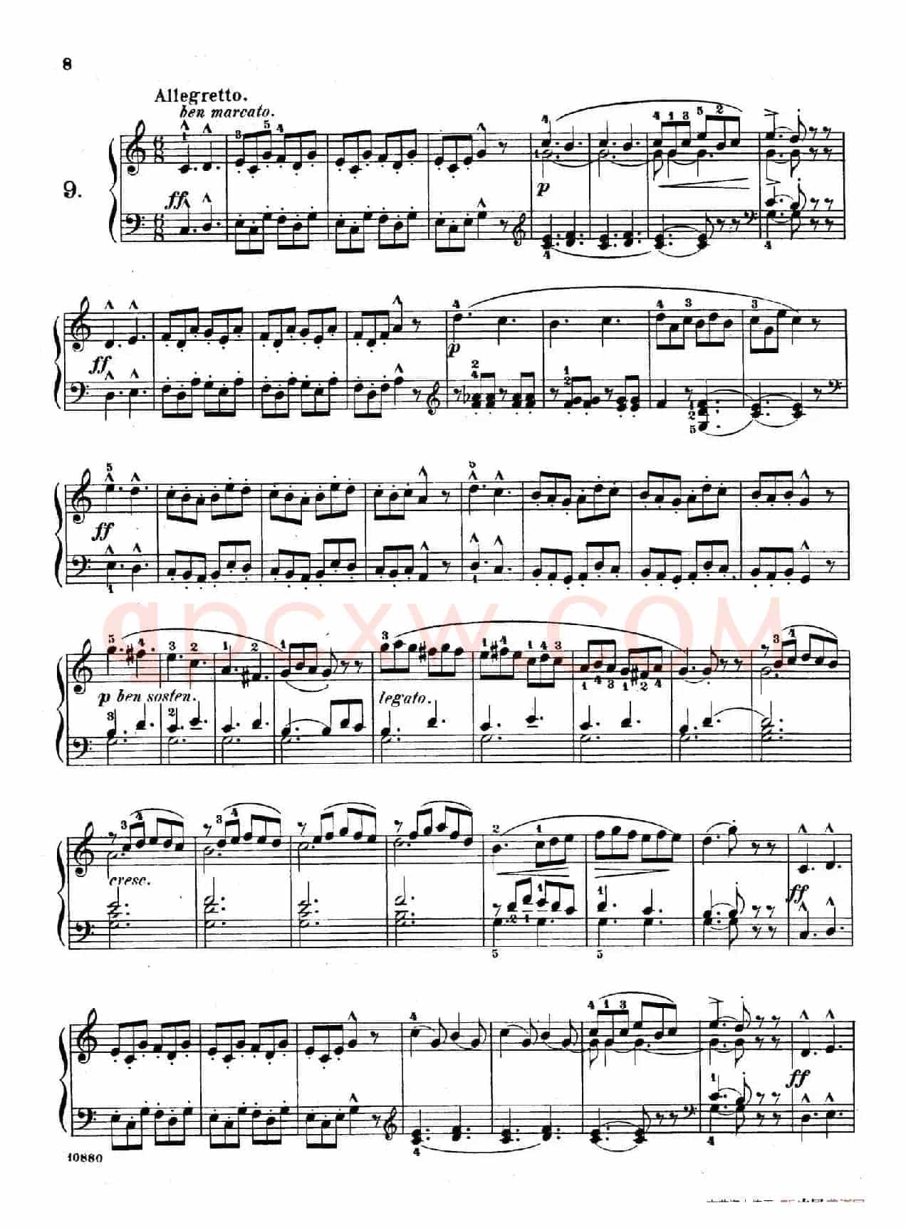 Etudes Enfantines Op.37（儿童钢琴练习曲 第7——10首）