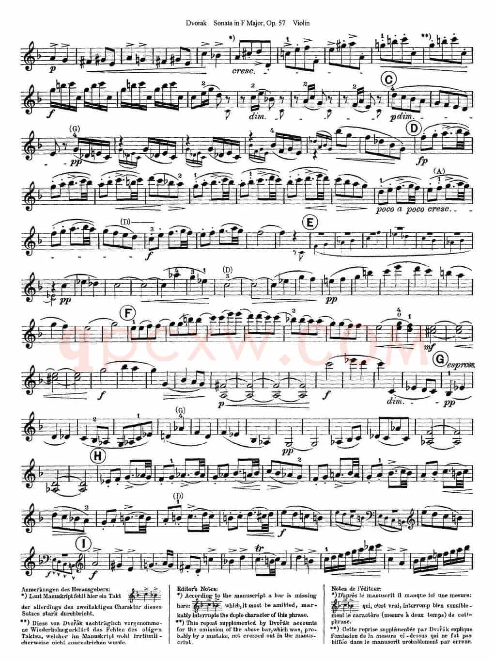 Violin Sonata Op.57