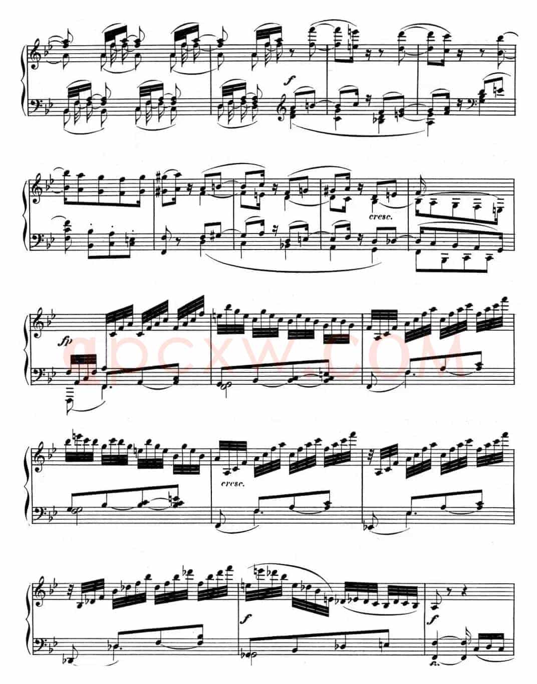 贝多芬钢琴奏鸣曲11 降B大调 Op.22 B-flat major