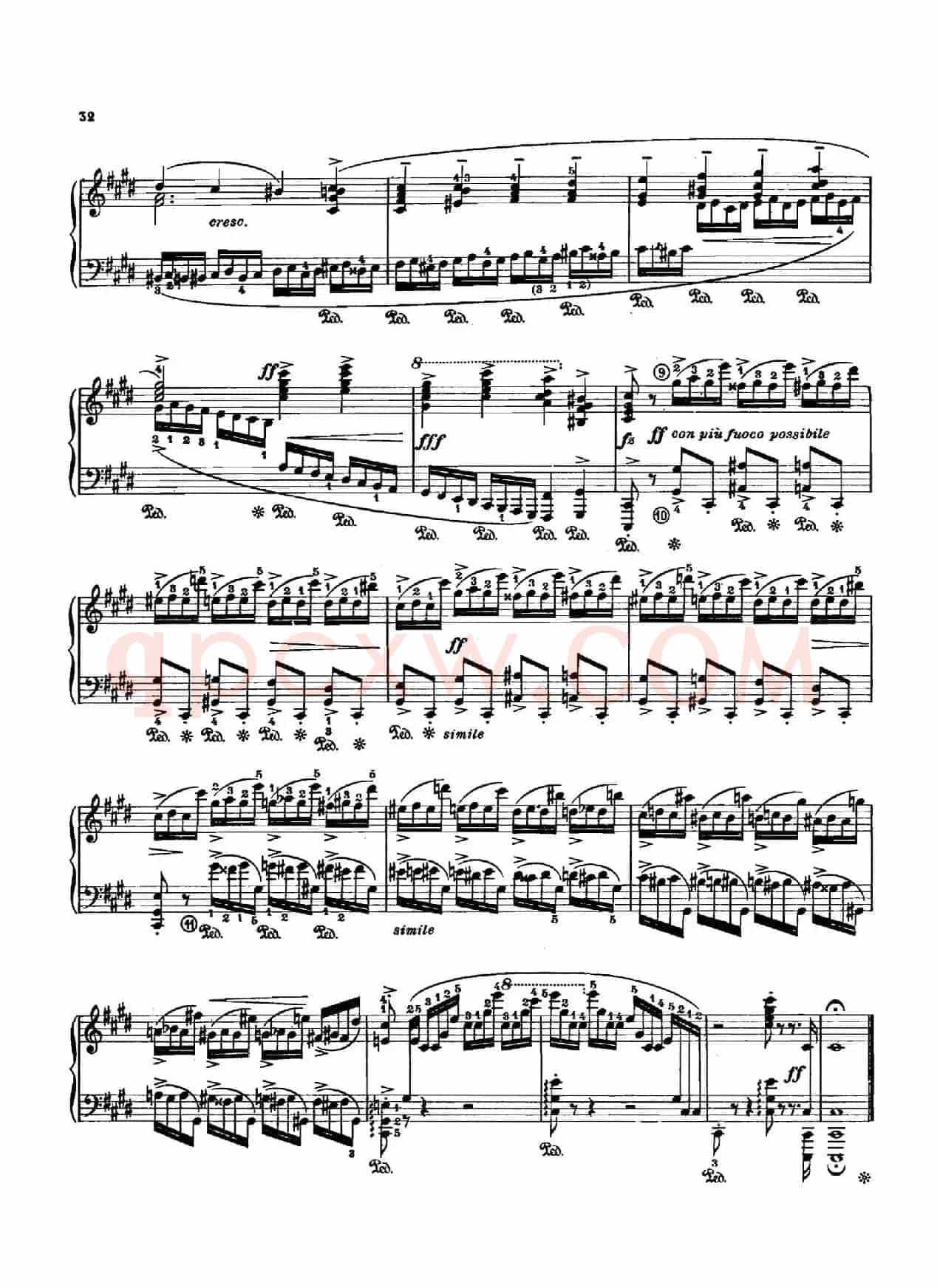 12 Etudes Op.10 柯尔托教学版(12首练习曲·4)