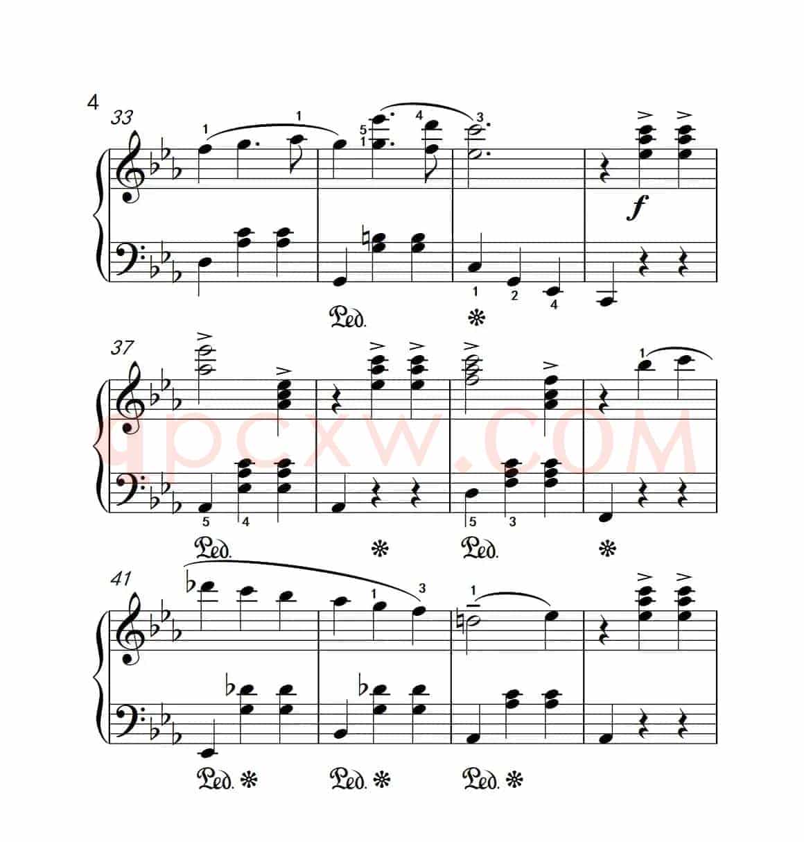 第三级 3.多情圆舞曲（中央音乐学院 钢琴（业余）考级教程 1-3级）