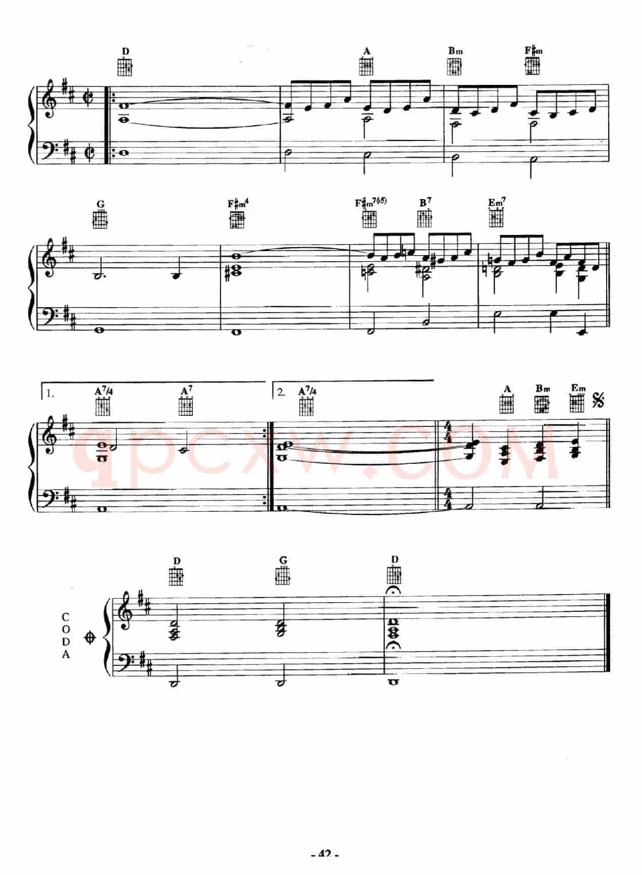 电影配乐大师莫瑞康最佳20首钢琴谱（Best of Ennio Morricone·12）