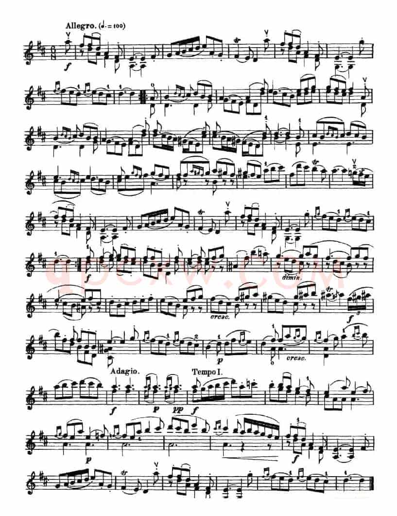 Sonata No.3 in D