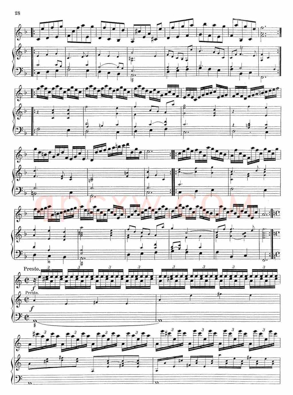 Biber Violin Sonata III（小提琴+钢琴伴奏）