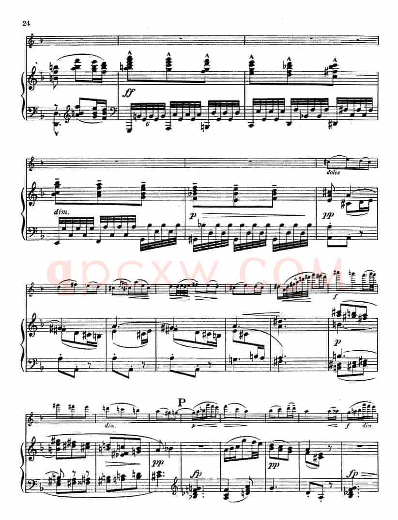 德沃夏克作品53号A小调协奏曲 （小提琴和钢琴）