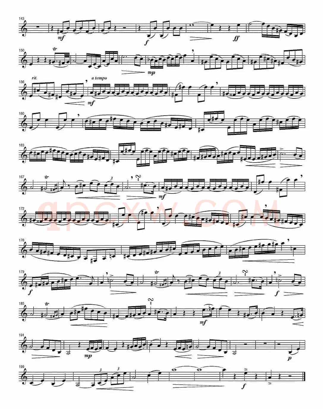 Arpeggione Sonata（小号谱）