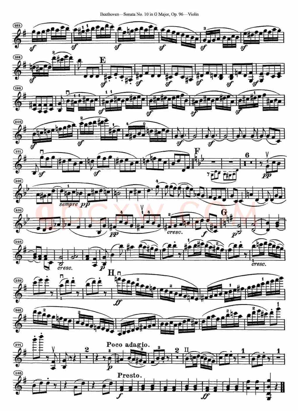 Violin Sonata No.10 in G Major Op.96