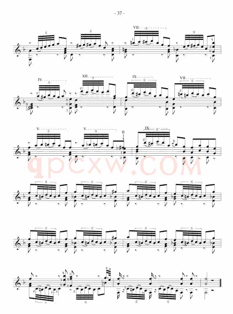 Sor-Coste《26 Studies》（STUDY 20）