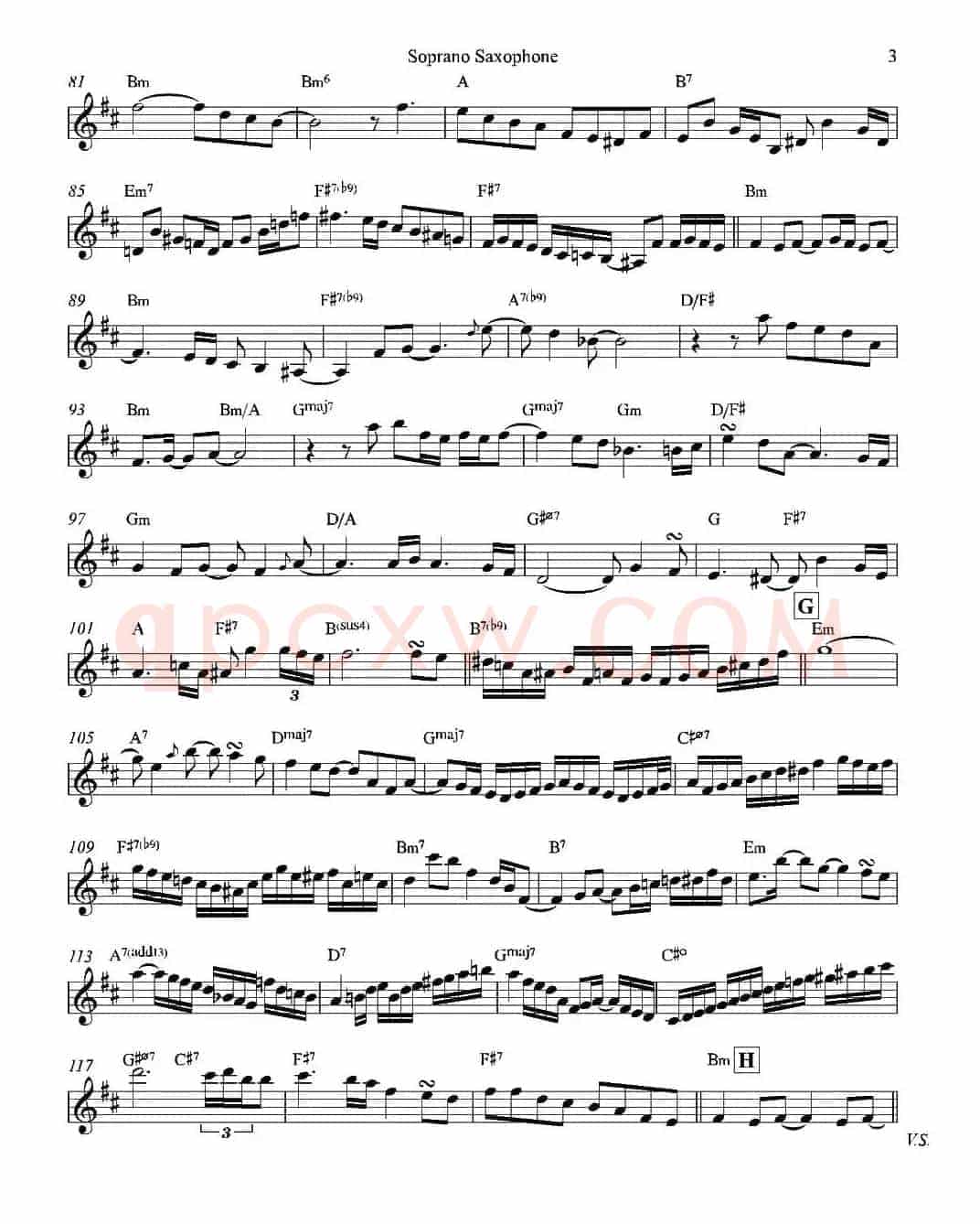 Bossa Real（高音萨克斯）