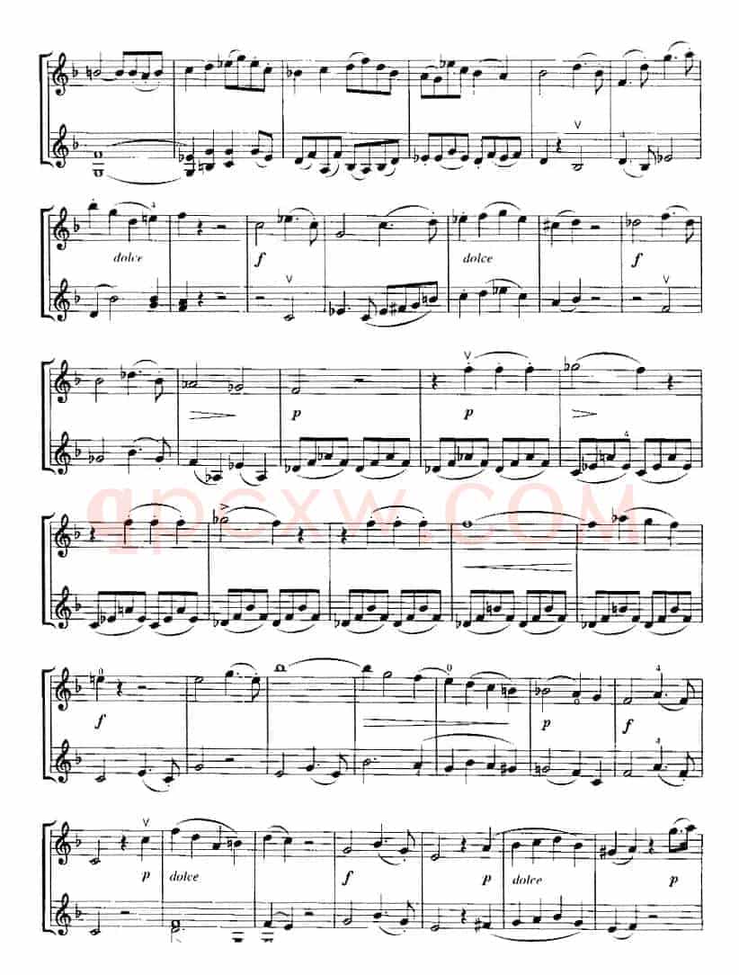 霍曼《小提琴基础教程》选曲：乡间的一天（二重奏）
