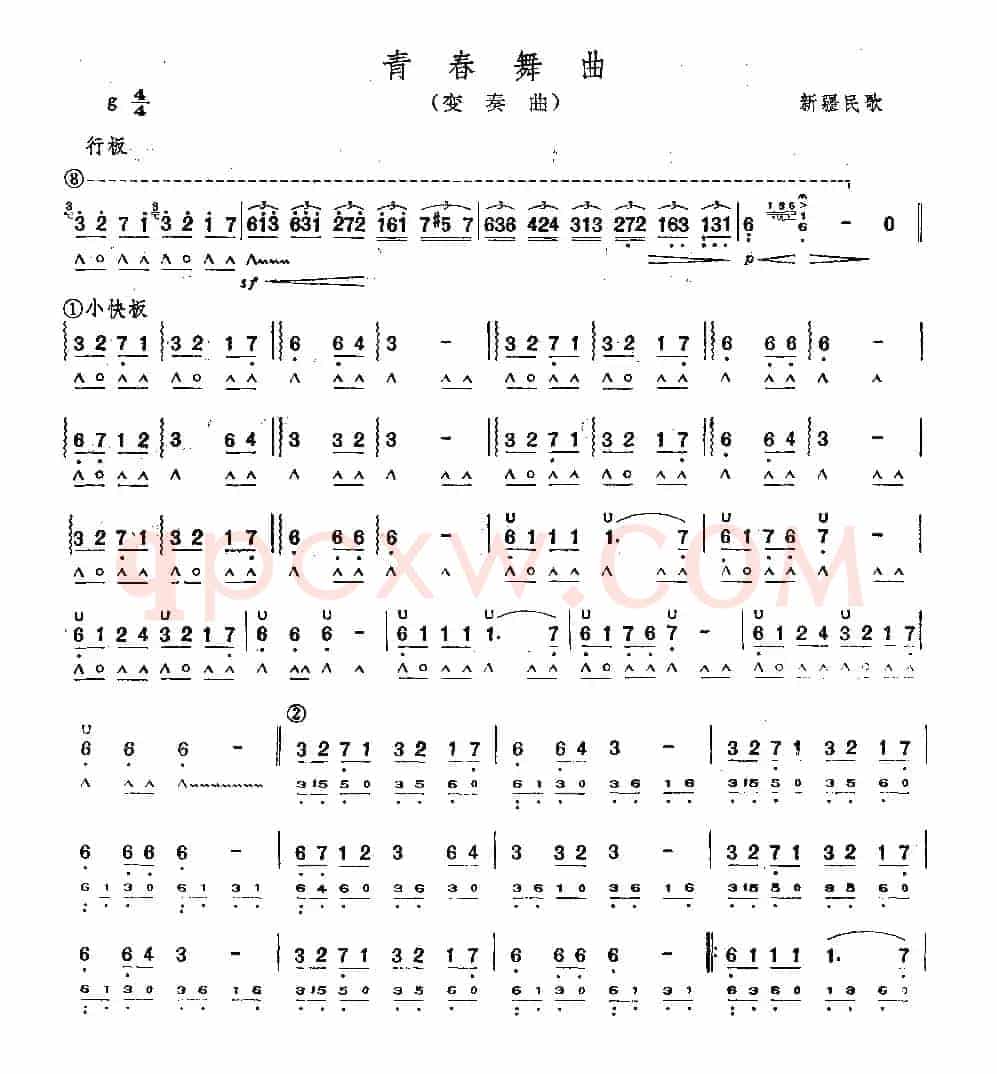 青春舞曲（变奏曲）