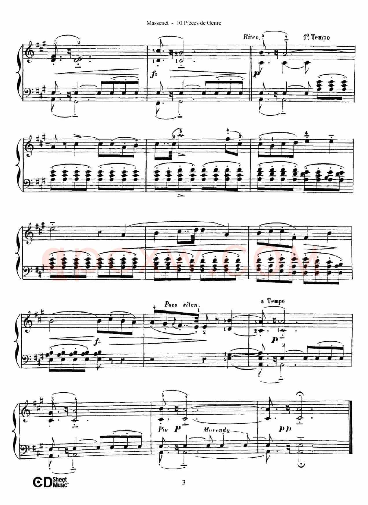 Dix Pièces de Genre Op.10(10首个性小品·Ⅰ)